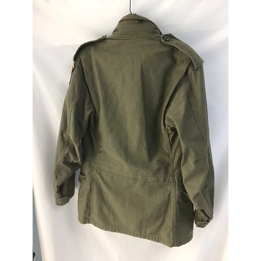 VTG US Army Field Jacket OG-107 Coat Cold Weather Military XS Short M65 USA 80's - Picture 4 of 10
